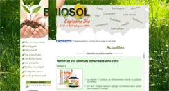 Desktop Screenshot of biosol.fr